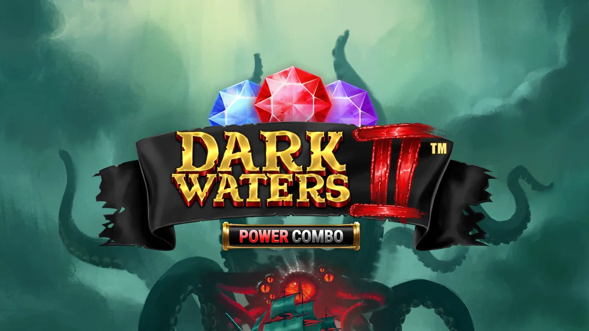 The promotional header for Dark Waters 2 Power Combo™, an online slot game on Betty.