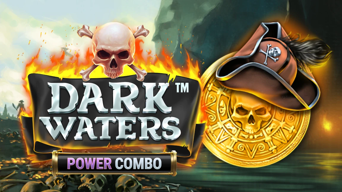 The promotional header for Dark Waters Power Combo™, an online slot game on Betty.