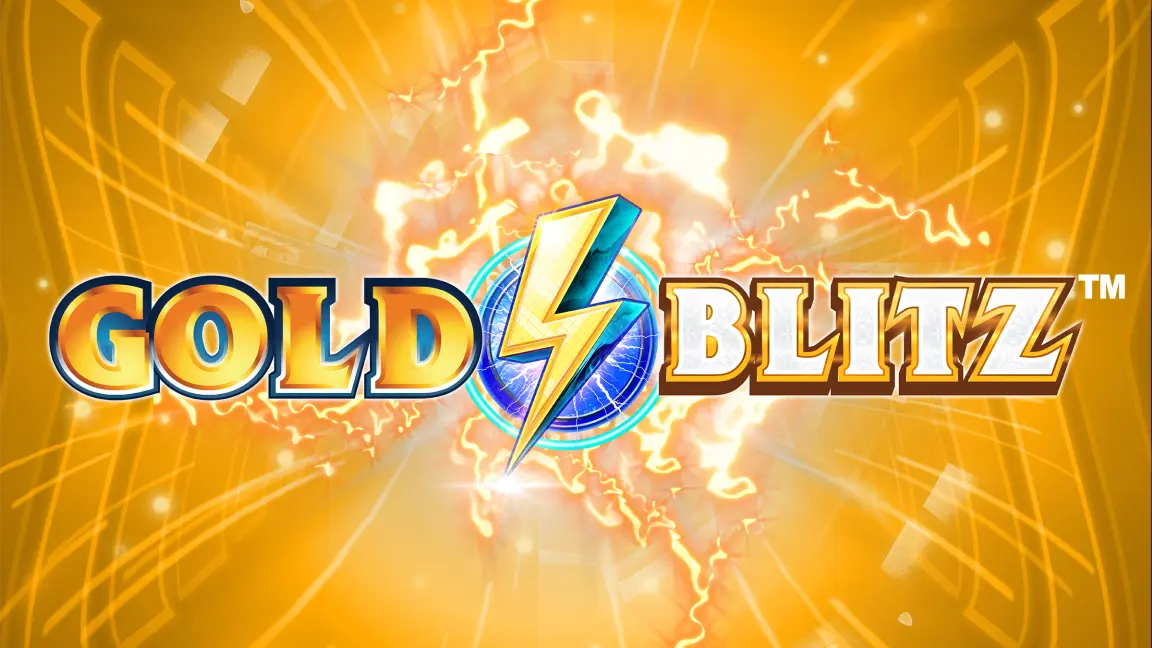 The promotional header for Gold Blitz™, an online slot game on Betty.