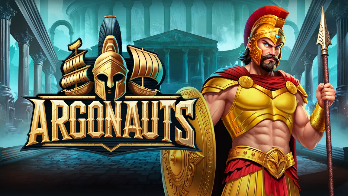 The promotional header for Argonauts, an online slot game on Betty.