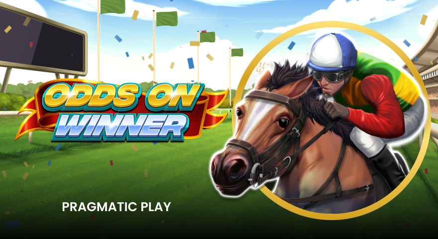 The promotional header for Odds On Winner, an online slot game on Betty.